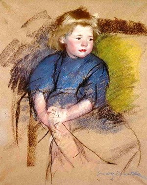Mary Cassatt - Portrait of a Young Girl (Simone)
