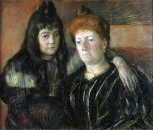 Mary Cassatt - Madame Meerson And Her Daughter