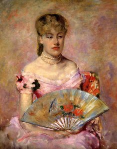 Lady with a Fan (or Portrait of Anne Charlotte Gaillard)