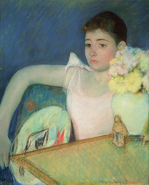 Girl in Pink with a Fan, c.1889