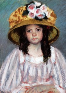 Girl in a Large Hat