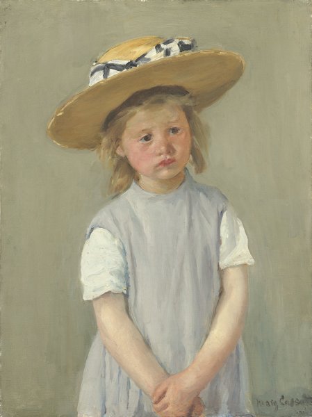 Child In A Straw Hat